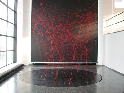Installation "Red Respect" im aut – © aut Installation "Red Respect" im aut