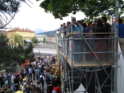 Die stattSTUBE war der zentrale Ort der Architekturtage 2012 in TIrol
