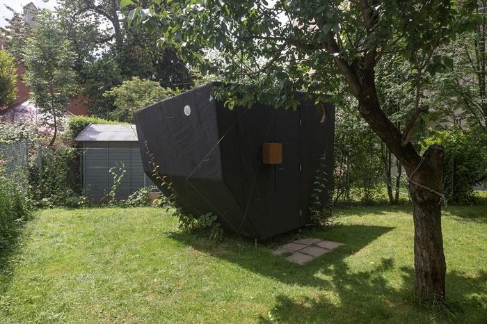 Sauna im Garten