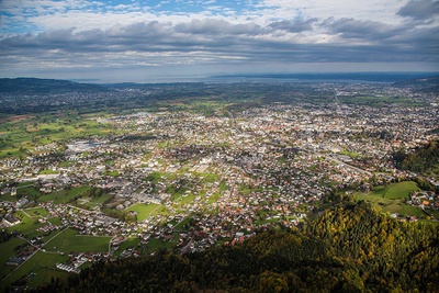 Luftbild Dornbirn