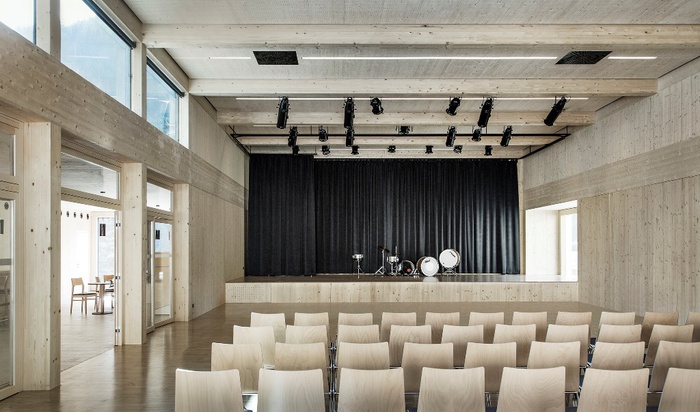 Holzbaupreis Kärnten 2015 – Kulturhaus Mörtschach; 
Planung: LP architektur ZT GmbH