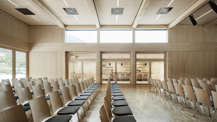 Holzbaupreis Kärnten 2015 – Kulturhaus Mörtschach; 
Planung: LP architektur ZT GmbH