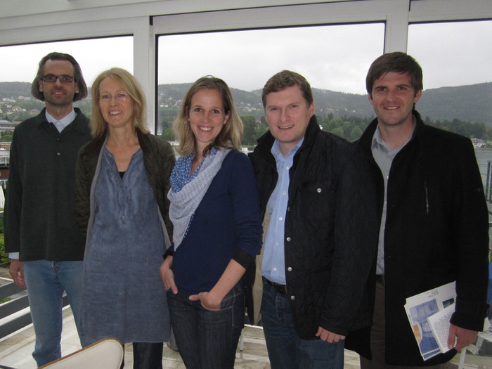 Vereinsgründung KALT UND WARM v.l.n.r. Gerhard Kopeinig, Gordana Brandner-Gruber, Astrid Meyer-Hainisch, Stefan Wunderle, Andreas Winkler