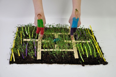 Modell für „TanzPflanzPlan“ von Georg Winter / TanzPflanzPlan AG