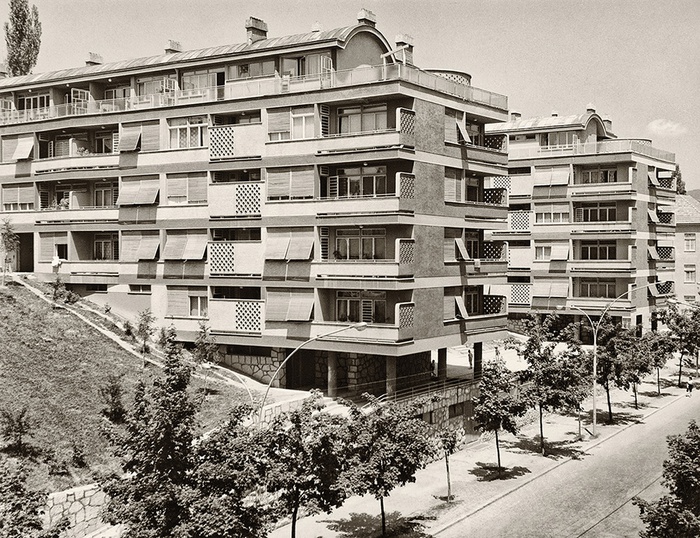 Residential buildings on Alipasina Street by Architect Juraj Neidhardt. 1952-1953