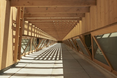 Landwirtschaftliches Zentrum Salez – CH, Andy Senn Architektur – © Seraina Wirz Landwirtschaftliches Zentrum Salez – CH, Andy Senn Architektur