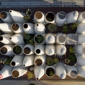 Österreichischer Pavillon, EXPO 2020 in Dubai, querkraft (drone view)