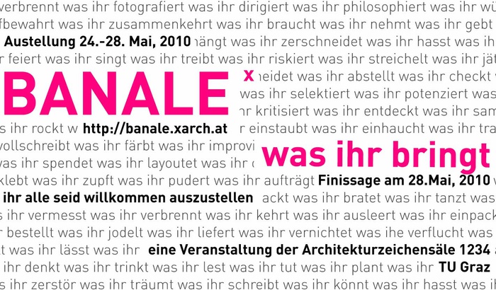 Banale Flyer
