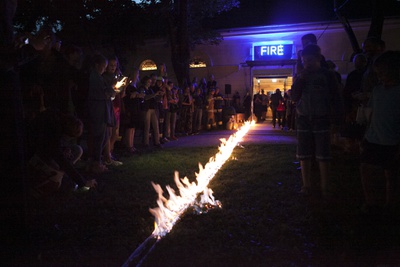 Architekturtage 2018: Installation FireWater