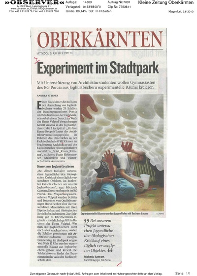 Experiment im Stadtpark‏