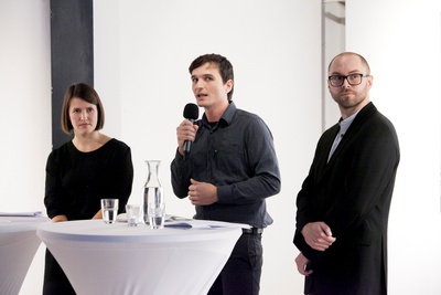 Fachjuroren: Julia Kick, Tobias Hagleitner und Hannes Sampl