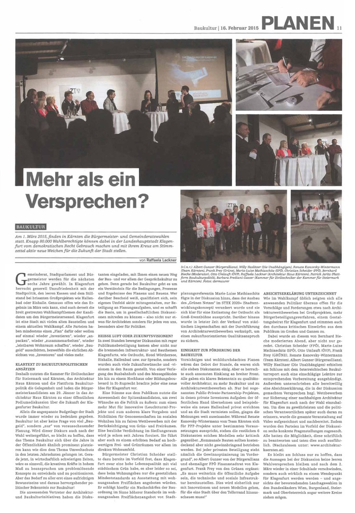 Architektur und Bauforum_2015.02.16_Mehr als ein Versprechen?