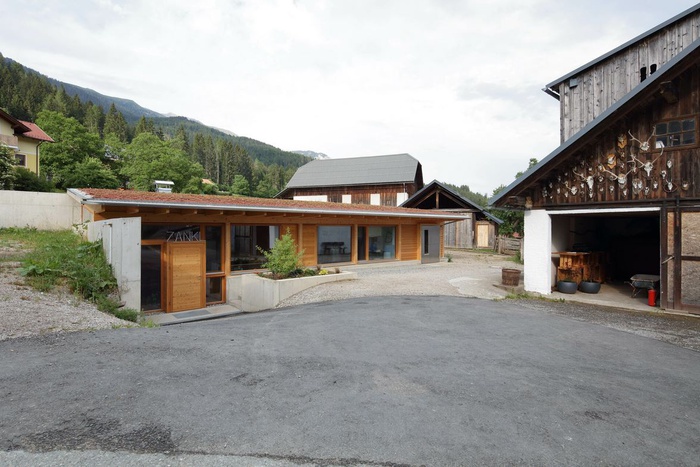 Käsehof Zankl Eingangssituation