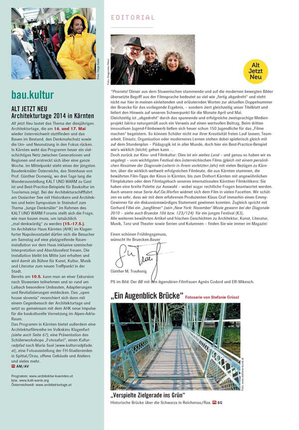 Die Brücke_April Mai 2014_ALT JETZT NEU