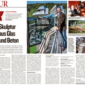 Kleine Zeitung_2014.09.28_" Skulptur aus Glas und Beton"