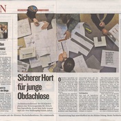 Kleine Zeitung_17.01.2015_" Sicherer Hort für junge Obdachlose"