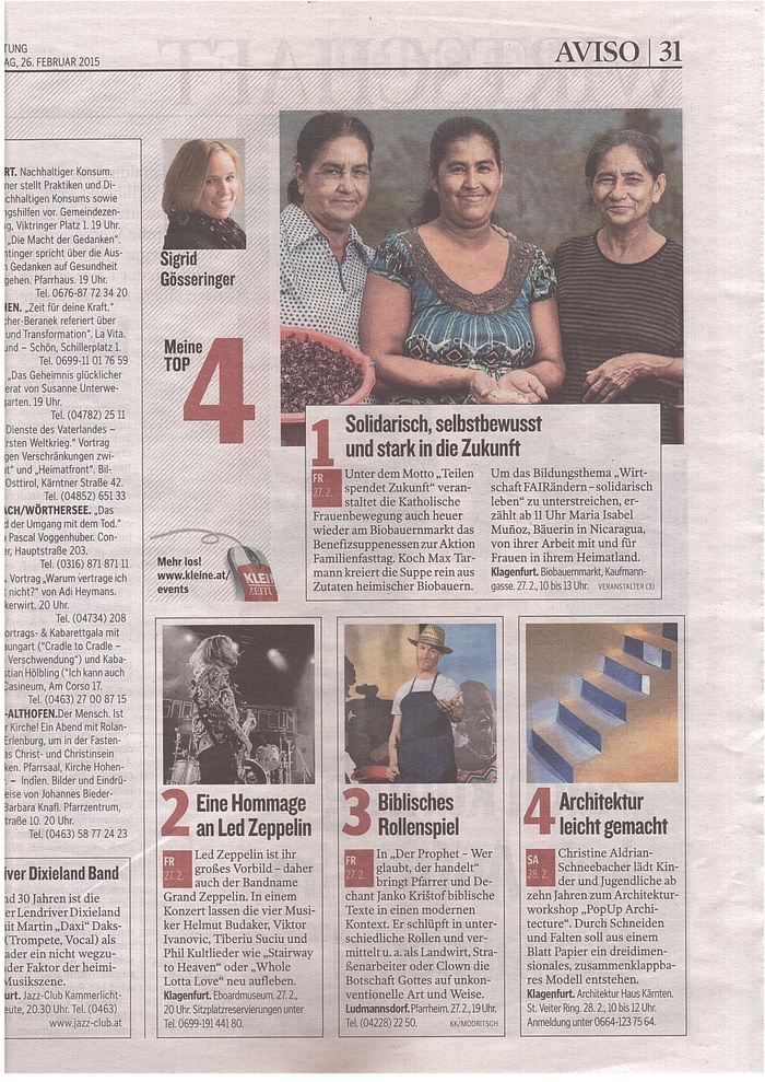 Kleine Zeitung_2015.02.26_Architektur leicht gemacht