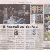 Kleine Zeitung_2015.10.30_Ein Kosmopolit aus dem Karst