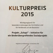 Kulturpreis Kärnten 2015: „SCHAP!“ Kulturpreis Kärnten 2015: „SCHAP!“