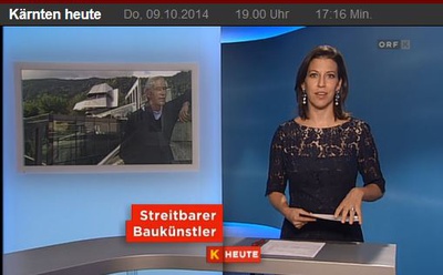ORF Kärnten heute_2014.10.09_G. Domenig Ausstellung im Steinhaus