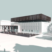 WIEN MUSEUM NEU: Winkler + Ruck mit Certov Architekten – Rendering Aussen (Winkler_Ruck_Certov)