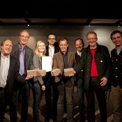 Zukunft Baukultur (Politsche Podiumsdiskussion im Rahmen der Kärntner Landtagswahl 2013 – Rolf Holub (Grüne), Johann Gallo (FPK), Raffaela Lackner (Leiterin Architektur Haus Kärnten), Gerhard Kopeing (Plattform Baukultur), Herwig Seiser (SPÖ), Volker Dienst (Sprecher Plattform Baukultur), Hans Reiner-­Mente (Team Stronach), Bernhard Bieche (Mod