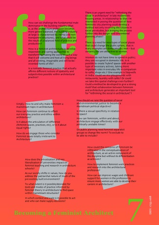 Field 7 (1), cover: Table Arrangement of the Interstitial Breakfast by taking place at the AHRA conference “Architecture & Feminisms: Ecologies, Economies, Technologies,” Stockholm, 2017. Plan by Helen Stratford. – © Graphic design by Andrejs Ljunggren & Gabriel Kanulf. Field 7 (1), cover: Table Arrangement of the Interstitial Breakfast by taking place at the AHRA conference “Architecture & Feminisms: Ecologies, Economies, Technologies,” Stockholm, 2017. Plan by Helen Stratford.