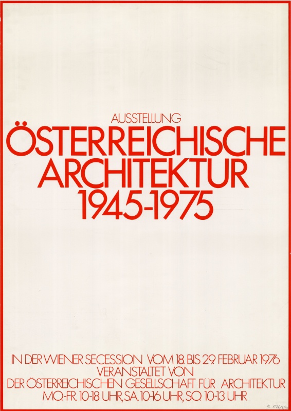 Ausstellungsplakat