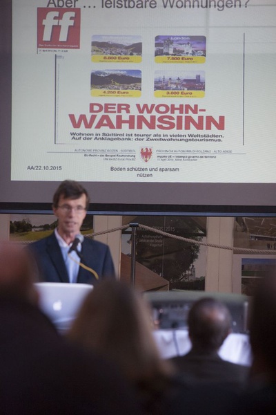 Bodentagung – Anton Aschbacher, Abteilung Natur Landschaft und Raumentwicklung Südtirol