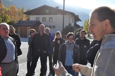 Kulturhaus Mörtschach - PREISTRÄGER HBP 2015 – Führung: Bürgermeister Richard Unterrainer