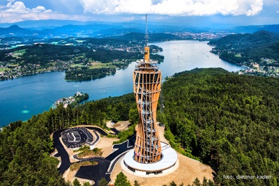 Kärntner Landesbaupreis 2013 – Aussichtsturm am Pyramidenkogel (ANERKENNUNG LBP 2013)