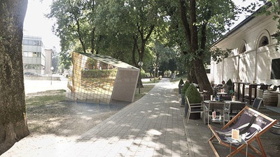 Installation Architektur reflektiert