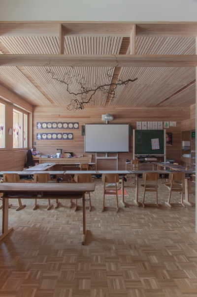 Lernen in Holzklassen_ Volksschule Gnesau