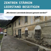 Zentren stärken Leerstand beseitigen
