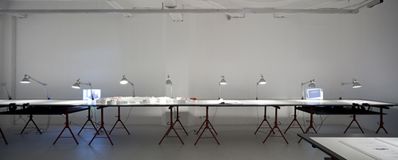 Sandi Hilal, Alessandro Petti, Eyal Weizman: Ungrounding – Blick in die Ausstellung