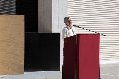 Österreichischer Beitrag auf der 13. internationalen Architekturausstellung „La Biennale di Venezia“ – Kulturministerin Claudia Schmied eröffnet den österreichischen Pavillon auf der Architektur Biennale 2012 (© Günter R. Wett)
