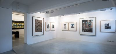 Blick in die Ausstellung "Klaus Kinold: Hans Döllgast und Rudolf Schwarz" im aut