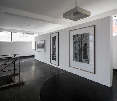 Blick in die Ausstellung "Klaus Kinold: Hans Döllgast und Rudolf Schwarz" im aut