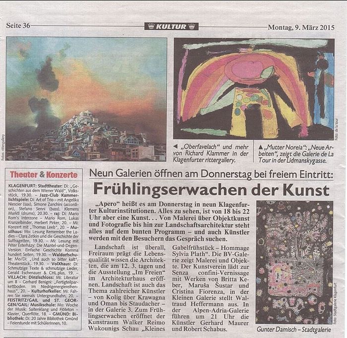 Die Krone_2015.03.09_Frühlingserwachen der Kunst