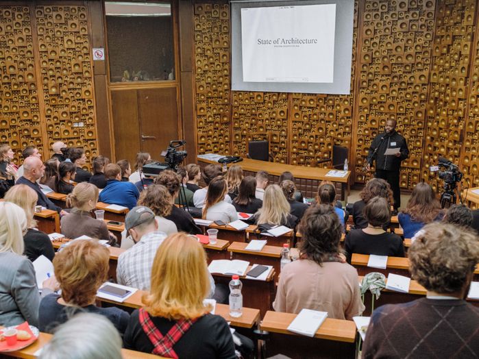 Ewa Effiom at LINA Forum in Pristina | 2026 LINA Forum | Co-produced with the Kosovo Architecture Foundation