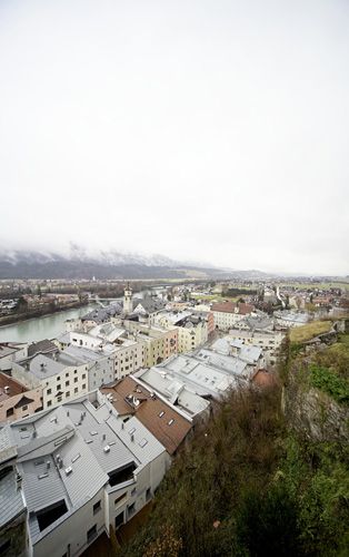 Blick auf die Altstadt von Rattenberg