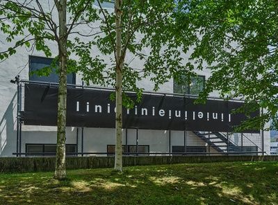 Heinz Gappmayr: Linie, line, 1966, Installation am Adambräu