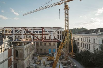 Baustelle Unibibliothek