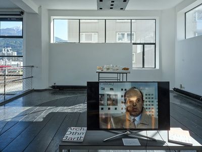 Blick in die Ausstellung "Über Othmar Barth"