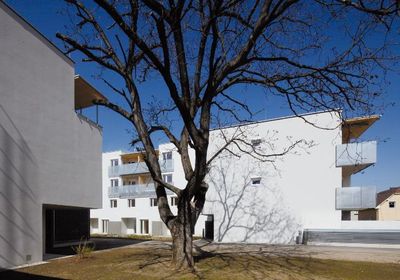 Wohnanlage Leutschacherstraße – Planung: Architektin Mag. Eva Rubin, 
Bauherr: Kärntner Siedlungswerk