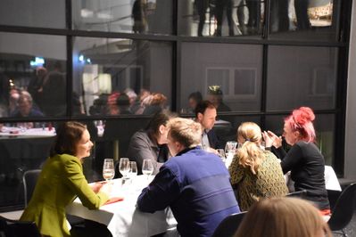 Abendessen mit Partnern, Sponsoren und Förderern im aut am 22. Feber 2025