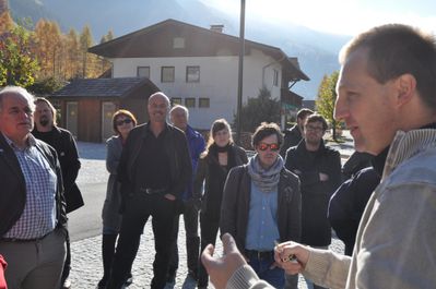 Kulturhaus Mörtschach - PREISTRÄGER HBP 2015 – Führung: Bürgermeister Richard Unterrainer
