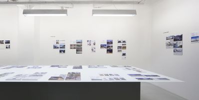 Blick in die Ausstellung "Neues Bauen in Tirol 2012"