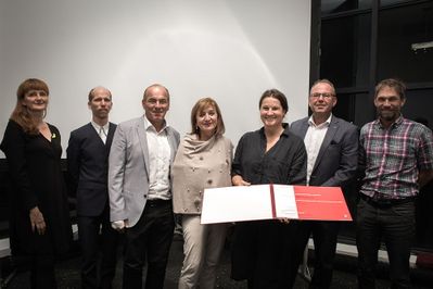 Lobende Erwähnung für die Volksschule Absam Dorf von Schenker Salvi Weber Architekten