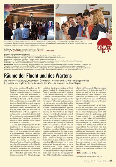 Die Brücke_2015.12.01_Räume der Flucht und des Wartens